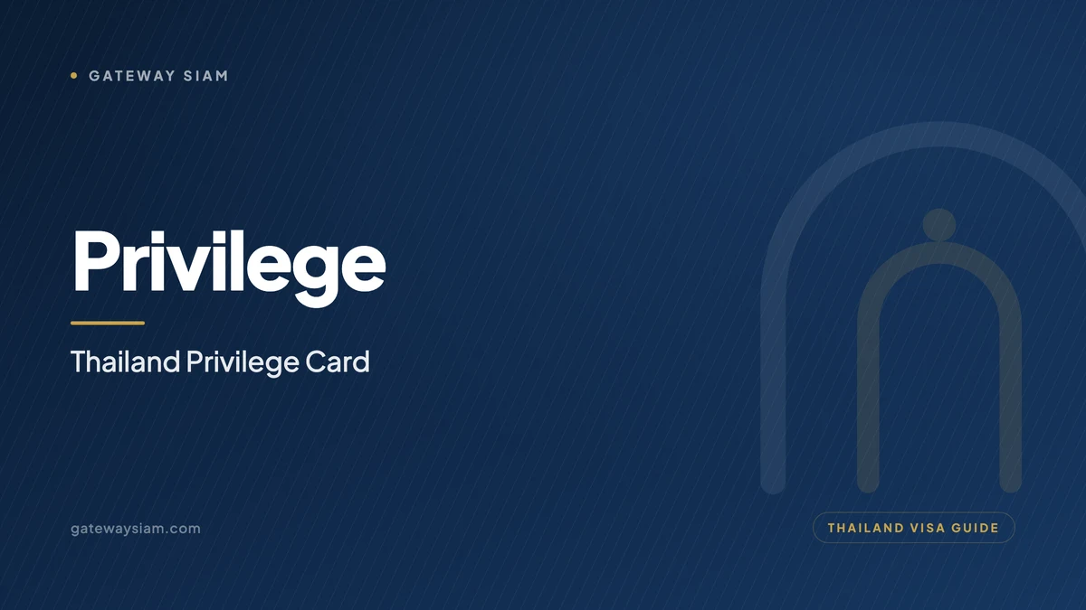 Thailand Privilege Card 2026: The Elite Visa Guide